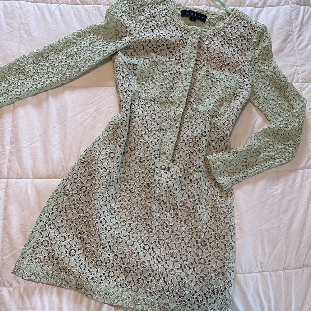 Victoria Beckham for Target | Mint green lace dress
